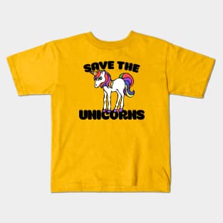 Save the unicorns Kids T-Shirt